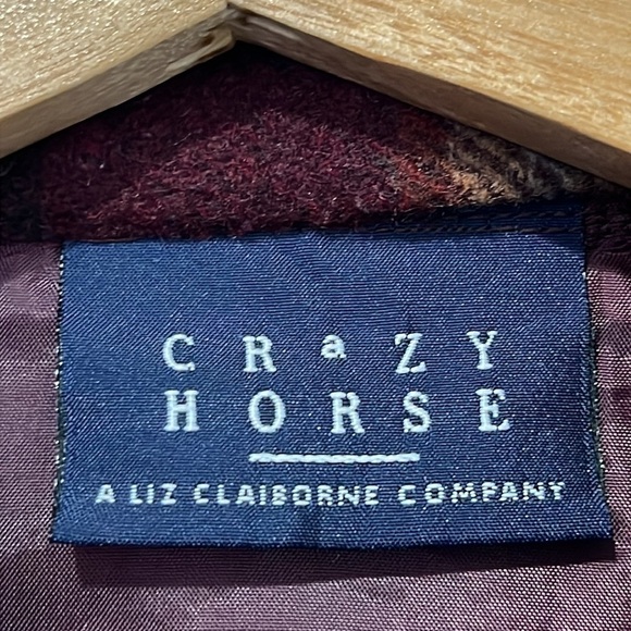 Liz Claiborne Plaid Jacket - Red, Brown, and Tan - Picture 3 of 16